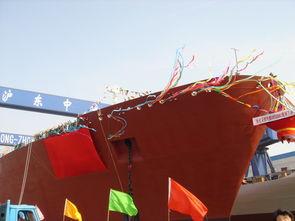 国产天然气船下水视频,见证我国造船业新里程